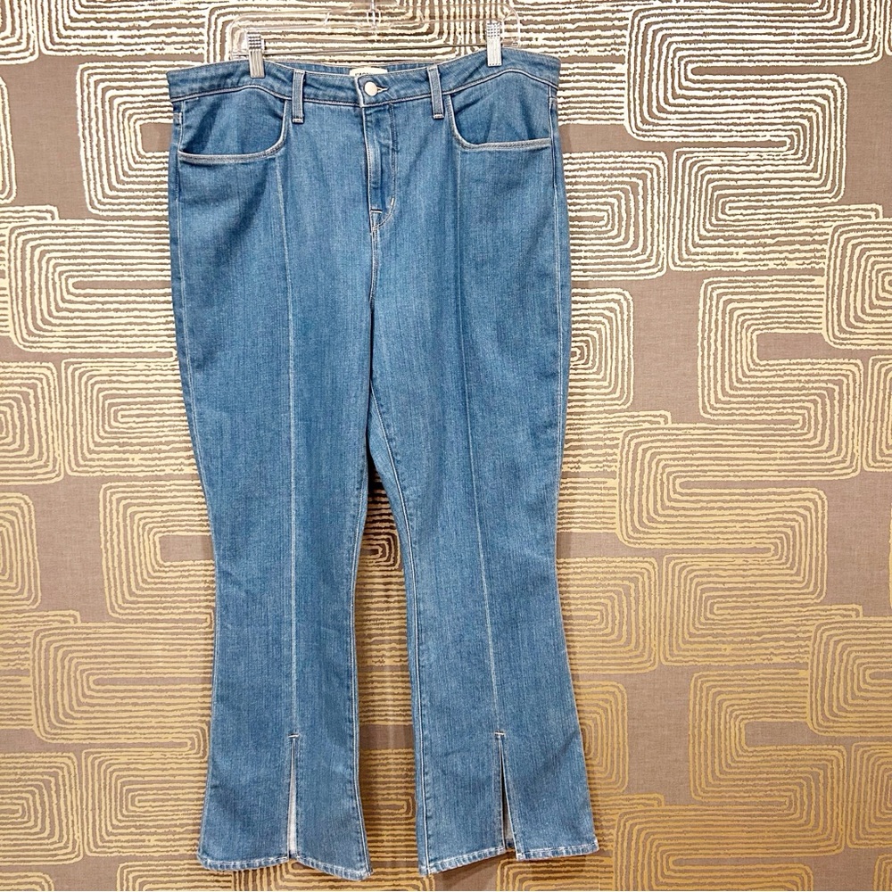 L’AGENCE Rue High Rise Cropped Split Hem Jeans - Picture 2 of 8